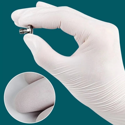 Gants Jetables en Nitrile Blanc - 50 PCS BLACKBEARD OUTDOOR INDUSTRIES