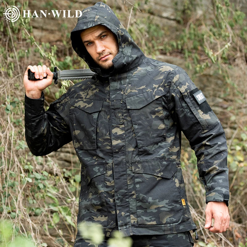 Veste Tactique Homme M65 | HAN WILD – Imperméable, Coupe-Vent, Multifonction - BLACKBEARD OUTDOOR INDUSTRIES