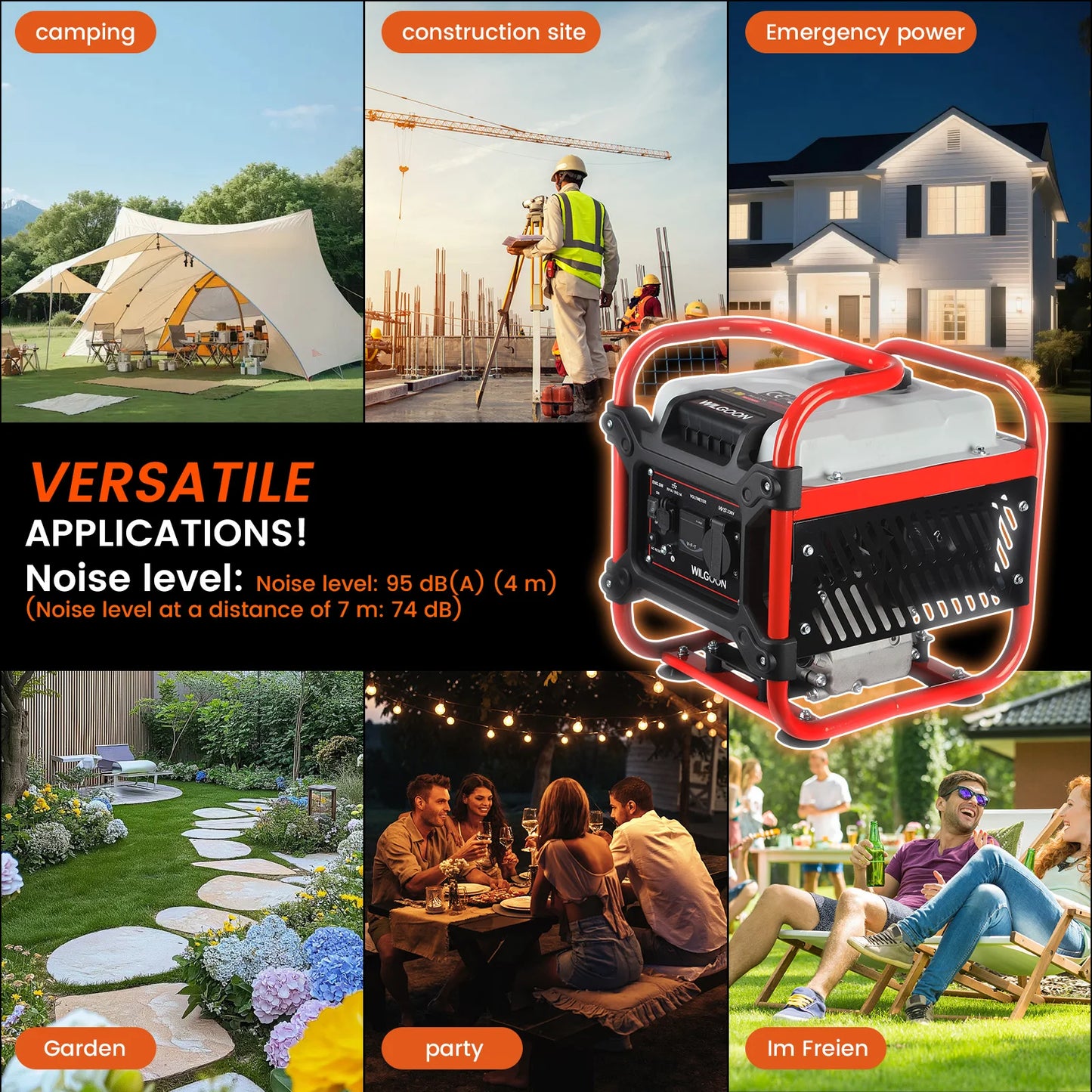 Groupe électrogène camping Bison Wilgoon 1000W – Générateur essence portable 4 temps pour van et camping-car - BLACKBEARD OUTDOOR INDUSTRIES