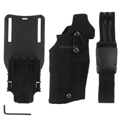 Holster Tactique Glock 17 Gen4 / G19 + X300/X300U – Verrouillage Rapide, Intérieur Floqué, Sangle Cuisse | Droitier | 5 Coloris - BLACKBEARD OUTDOOR INDUSTRIES