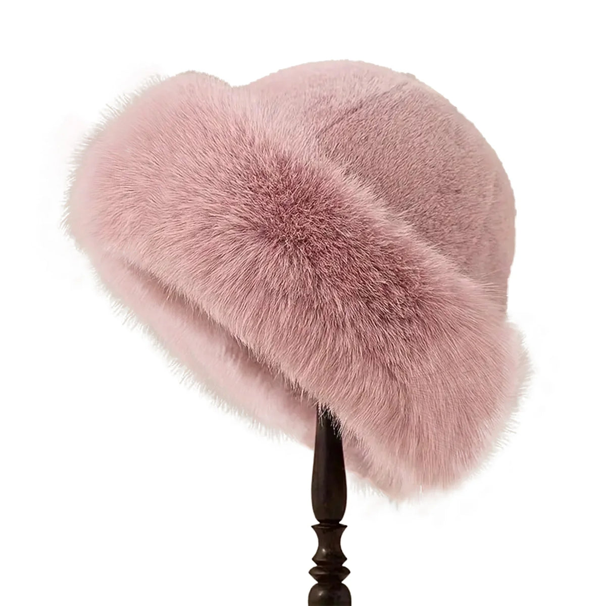 Bonnet d’hiver femme doux et chaud, style mongol