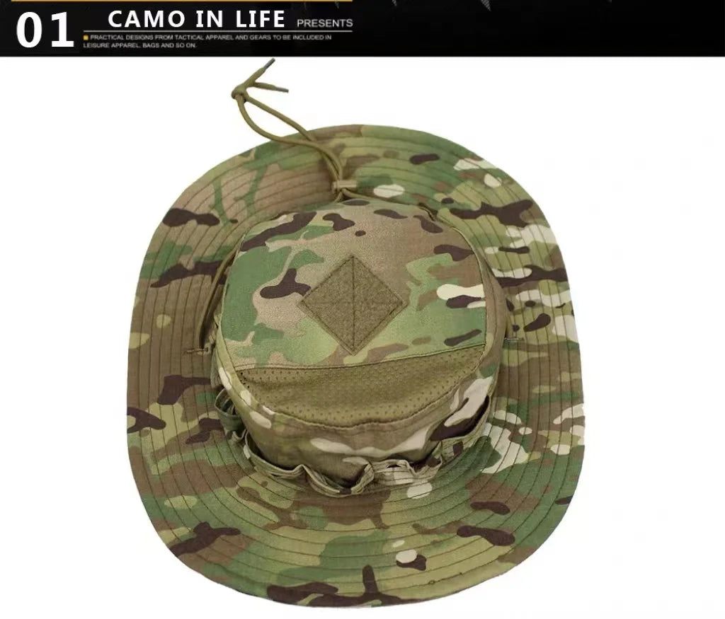 Chapeau Tactique Camo Unisexe – Casquette de Pêche, Randonnée et Soleil - BLACKBEARD OUTDOOR INDUSTRIES