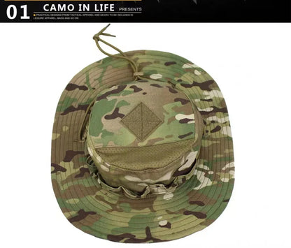 Chapeau Tactique Camo Unisexe – Casquette de Pêche, Randonnée et Soleil - BLACKBEARD OUTDOOR INDUSTRIES