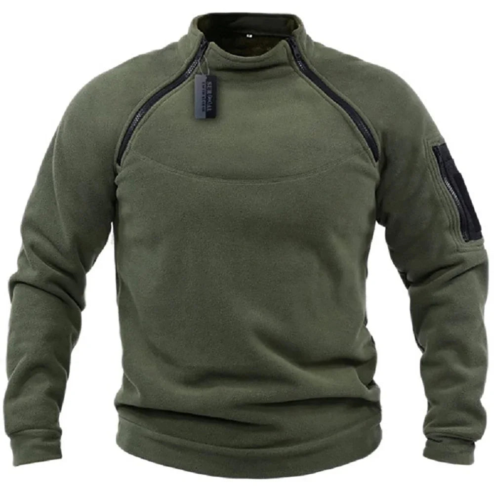 Pull Tactique Polaire – Col Montant Zip – Randonnée / Camping / Militaire - BLACKBEARD OUTDOOR INDUSTRIES