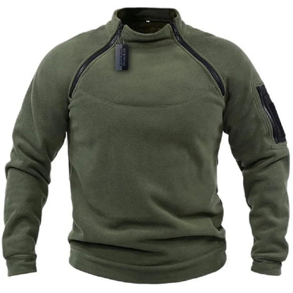Pull Tactique Polaire – Col Montant Zip – Randonnée / Camping / Militaire - BLACKBEARD OUTDOOR INDUSTRIES