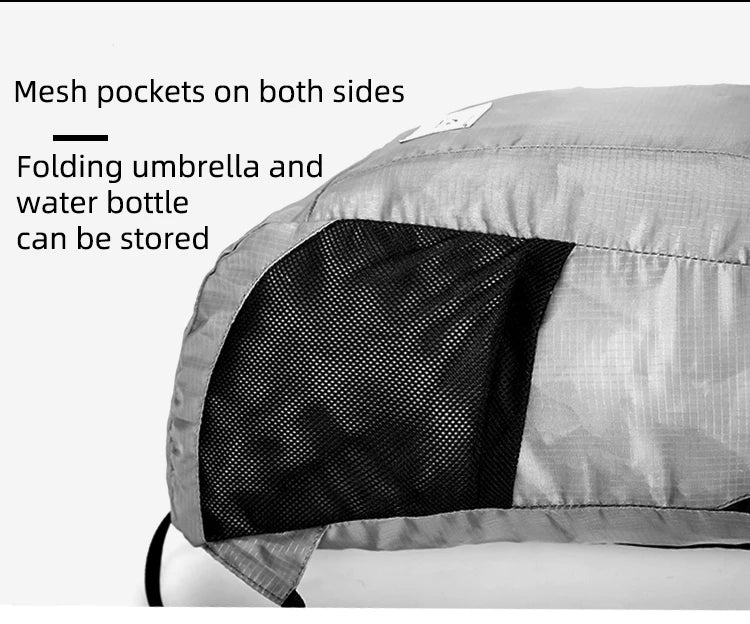 Sac à Dos Pliable 18L Ultra-Léger – Sac de Voyage, Randonnée, Cyclisme et Escalade - BLACKBEARD OUTDOOR INDUSTRIES