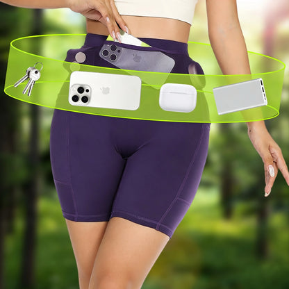 Legging short femme à poches pour le sport