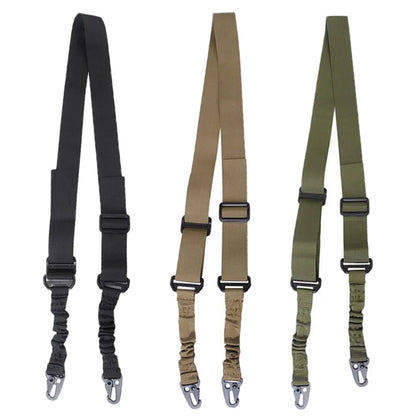 Sangle Fusil 2 Points en Nylon – Bretelle Tactique avec Boucle Métal | Chasse & Airsoft