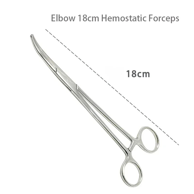 Pinces hémostatiques en acier inoxydable 1 pièce - Outil chirurgical, pinces de verrouillage courbées/droites pour pêche