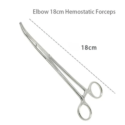 Pinces hémostatiques en acier inoxydable 1 pièce - Outil chirurgical, pinces de verrouillage courbées/droites pour pêche