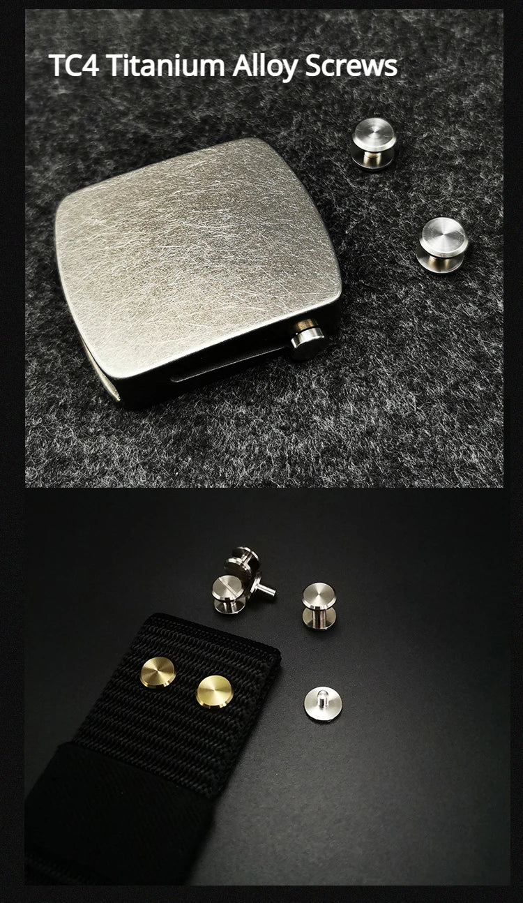 Ceinture Tactique en Nylon avec Boucle Automatique en Titane Pur (35/38 mm) Ma boutique