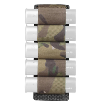 Tactical Elastic 5 Gauge Shell Holder MOLLE – Porte-cartouches pour Cartouches de Fusil BLACKBEARD OUTDOOR INDUSTRIES