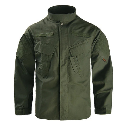 Veste Tactique Camouflage Homme – Coupe-Vent, Imperméable, Multi-Poches, Chasse & Airsoft