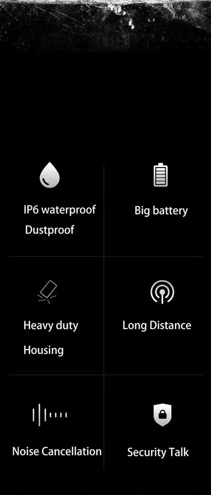 Talkie-Walkie Radtel IP68 – Radio Amateur Full Band 136-629 MHz, 199 Canaux, NOAA, Waterproof - BLACKBEARD OUTDOOR INDUSTRIES