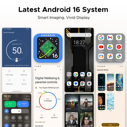 Smartphone Incassable 5G 10100mAh 512Go Android 16 DOOGEE S200