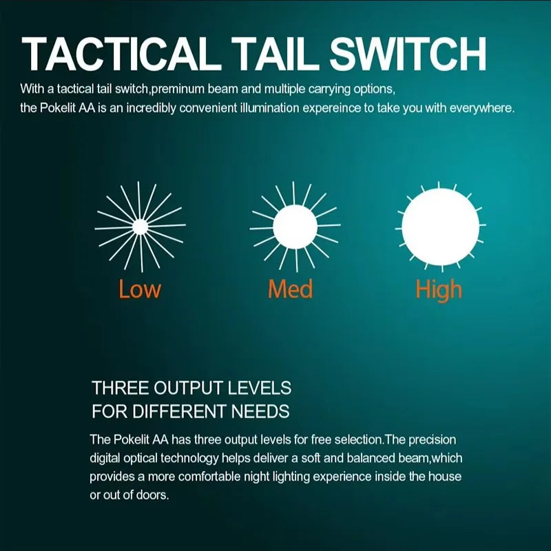 ACEBEAM pokelit AA 14500 flashlight AA torch 950 lumen Ma boutique