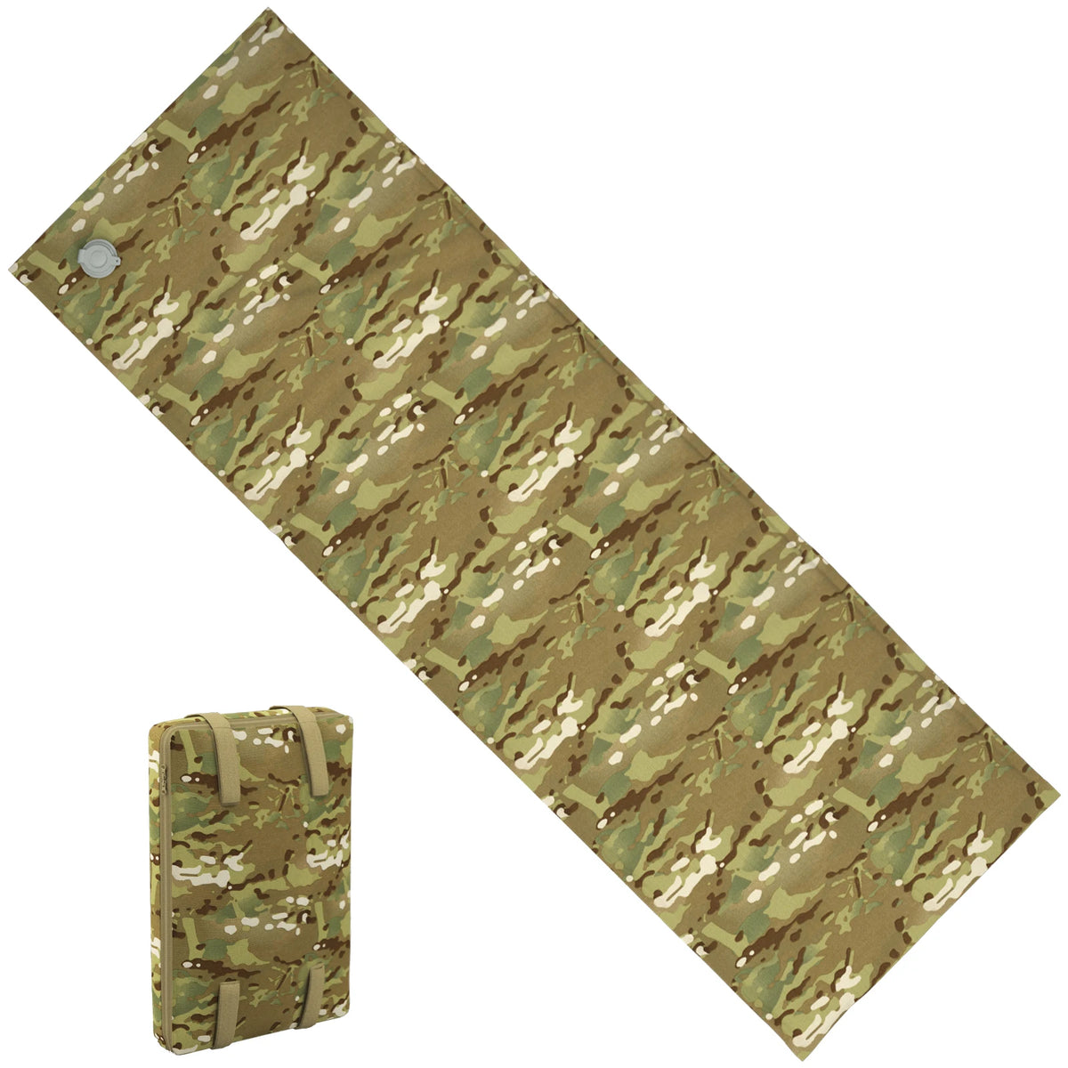 Matelas de bivouac autogonflant camouflage – 220 × 80 cm