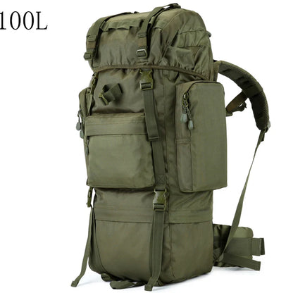 Sac à Dos Tactique 100L – Ultra Grande Capacité Étanche avec Cadre Interne - BLACKBEARD OUTDOOR INDUSTRIES
