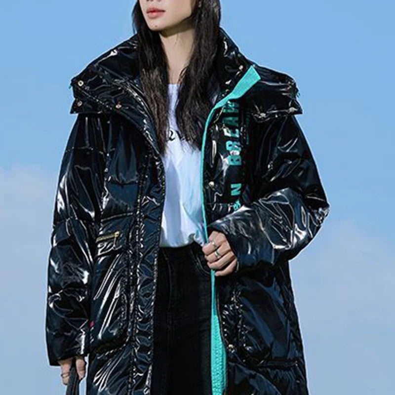 Manteau Long Femme à Capuche - Imperméable, Ouatiné Hiver