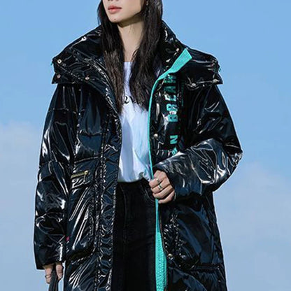 Manteau Long Femme à Capuche - Imperméable, Ouatiné Hiver