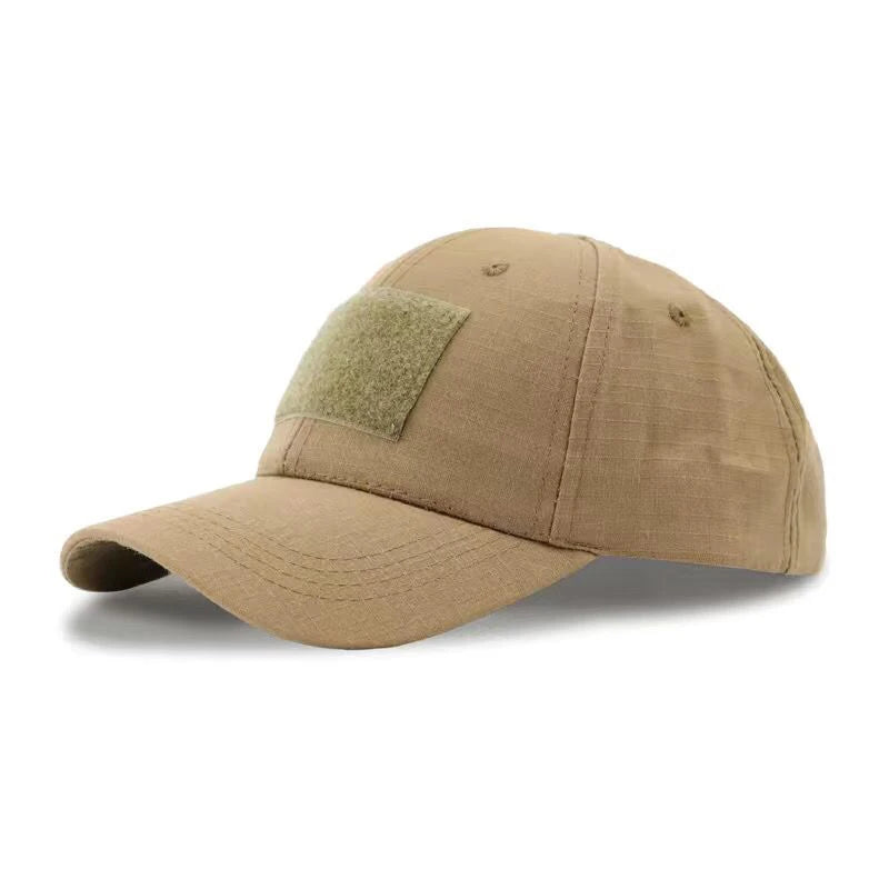 Casquette militaire camouflage tactique avec velcro, réglable