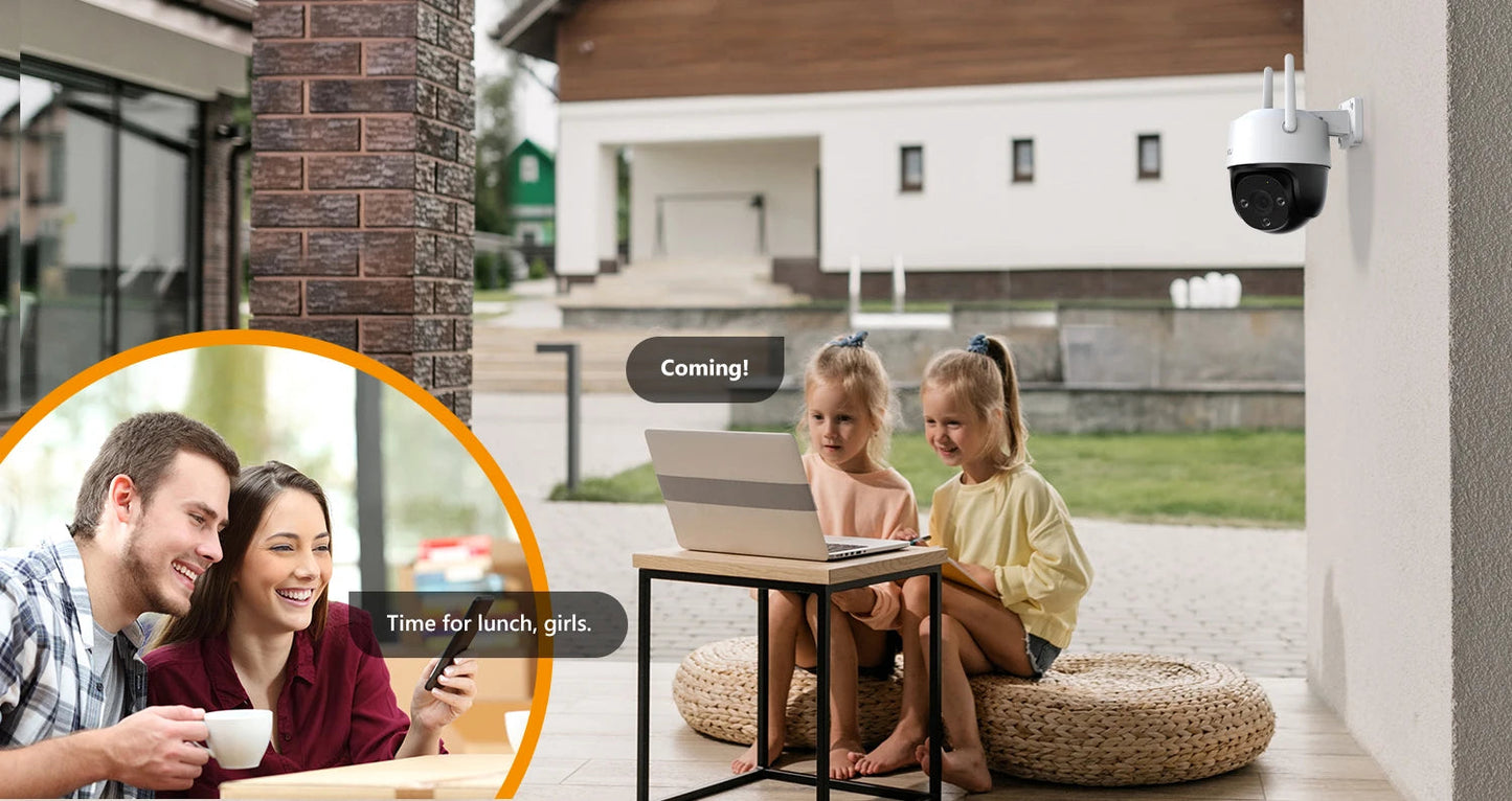 IMOU Cruiser SE+ 5MP | Caméra PTZ Extérieure Wi-Fi 360° | Vision Nocturne Couleur | Audio Bidirectionnel | Détection Humaine | IP66 Ma boutique