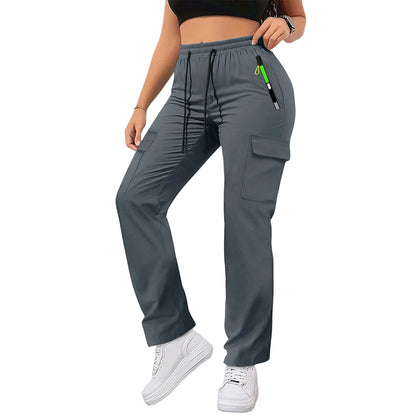 Pantalon Cargo Femme Taille Haute – Multi-Poches, Coupe Droite, Style Safari - BLACKBEARD OUTDOOR INDUSTRIES