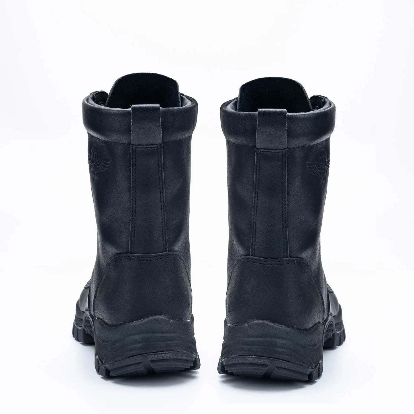 Rangers Tactiques d'Intervention Cuir Véritable – Imperméables Zip Unisexe