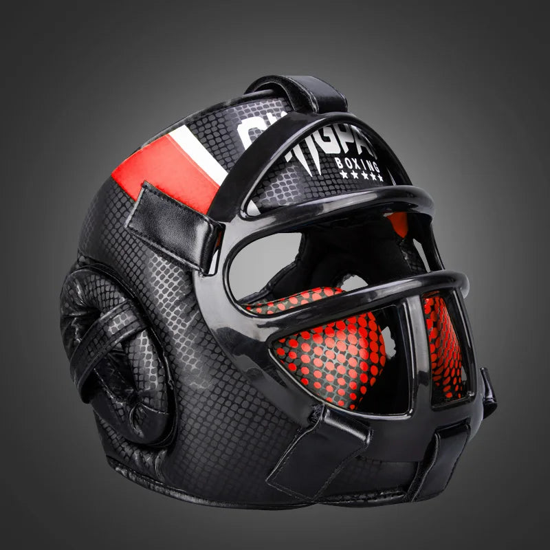 Casque de Boxe Intégral avec Masque – MMA / Muay Thai / Taekwondo – Adulte & Enfant - BLACKBEARD OUTDOOR INDUSTRIES