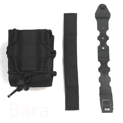 Pochette Tactique pour Menottes Ouvertes avec Clip et Sangle – Étui de Ceinture pour Menottes Asp, Menottes à Charnière, Menottes à Chaîne et Menottes Rigides Pliantes - BLACKBEARD OUTDOOR INDUSTRIES