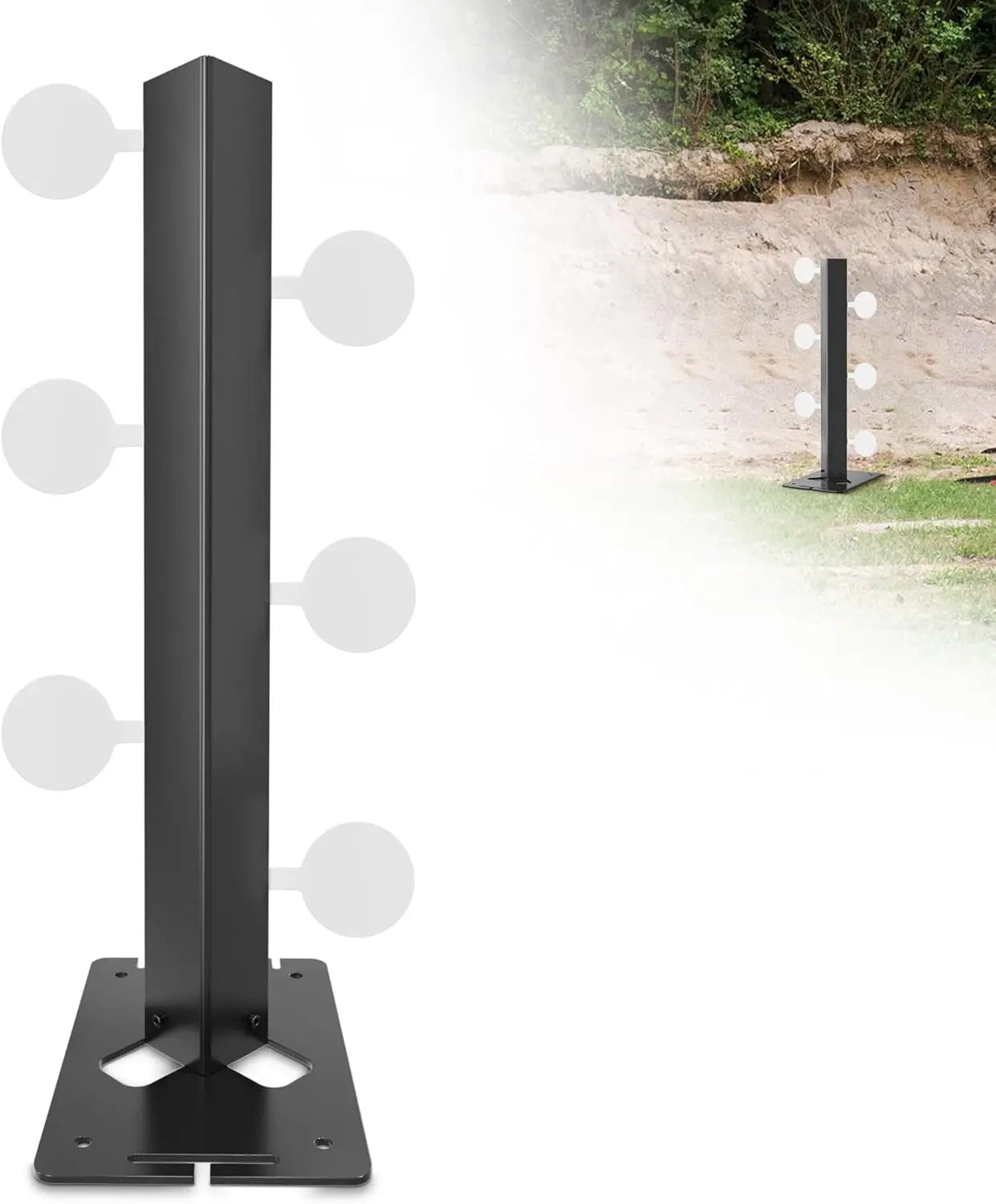 CIBLE MÉTAL RÉACTIVE LUXE – SYSTÈME SWING ET ROTATION AUTOMATIQUE POUR TIR SPORTIF Ma boutique