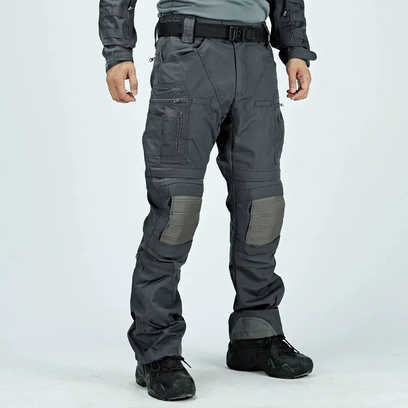 Pantalon cargo tactique homme multi-poches