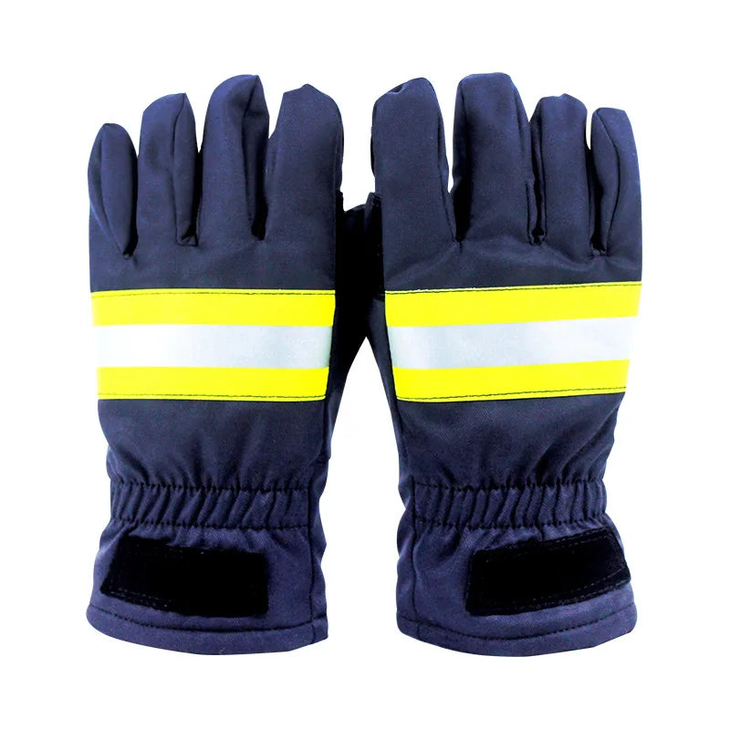 Gants Ignifuges Pompier — Aramid Anti-Feu, Bande Réfléchissante - BLACKBEARD OUTDOOR INDUSTRIES