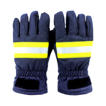 Gants Ignifuges Pompier — Aramid Anti-Feu, Bande Réfléchissante - BLACKBEARD OUTDOOR INDUSTRIES