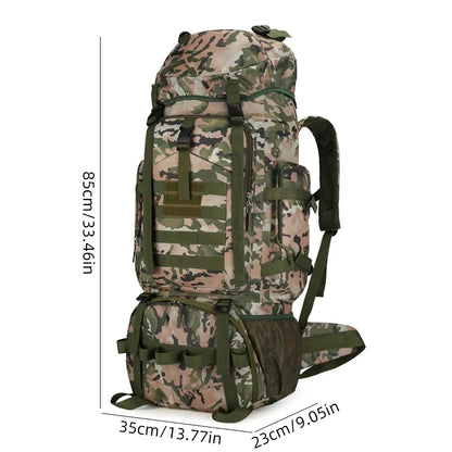 Sac à Dos Tactique 90L Imperméable – Alpinisme, Camping, Randonnée, Grande Capacité