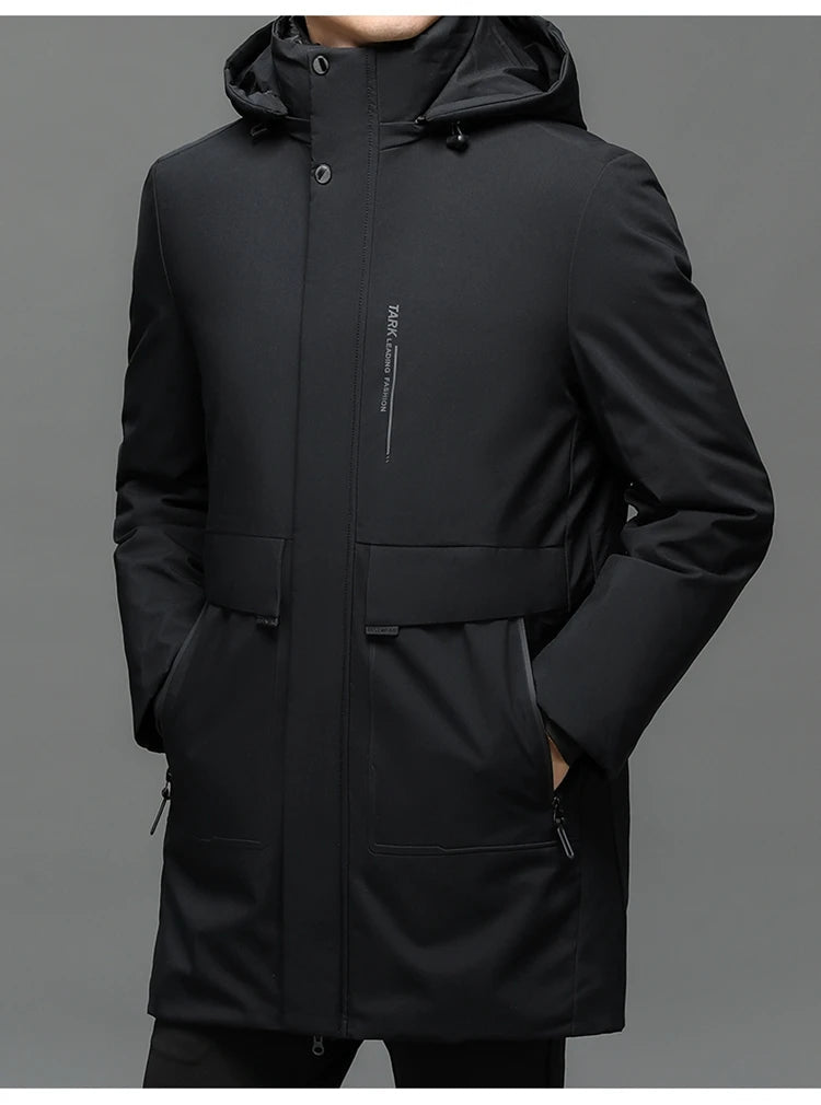 Parka Homme d'Hiver avec Col à Capuche, Résistante à l'Eau et au Vent - Confort et Chaleur -40°C BLACKBEARD OUTDOOR INDUSTRIES