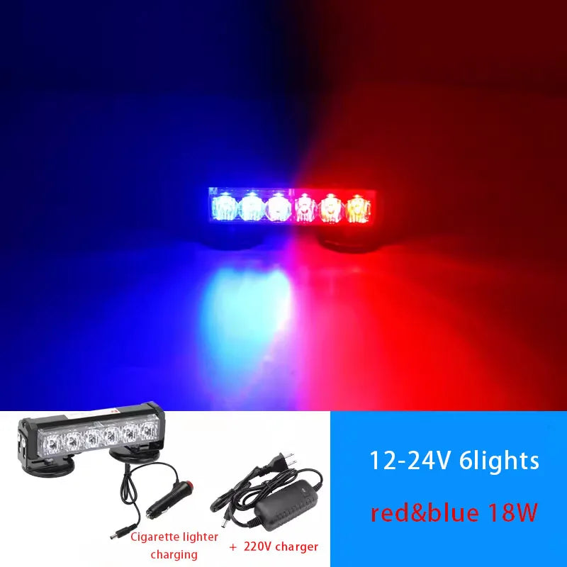Gyrophare LED Rechargeable – Gyrophare Police Magnétique | Haute Visibilité - BLACKBEARD OUTDOOR INDUSTRIES