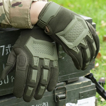 Gants Tactiques Plein Doigt Tactile – Airsoft Paintball Tir Randonnée Police