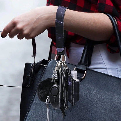 Kit porte-clés de sécurité femme 10 pièces avec dragonne