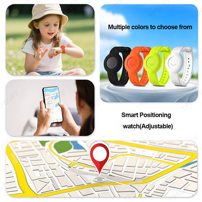 Bracelet Tracker GPS Imperméable Android & iPhone – Localisation Enfant & Senior (Lot 1 à 4)