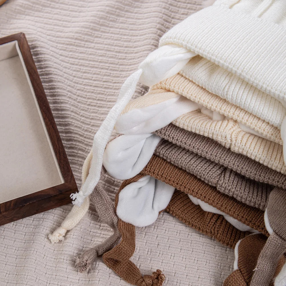 bonnet tricoté ours pour enfant 0/3ans Ma boutique