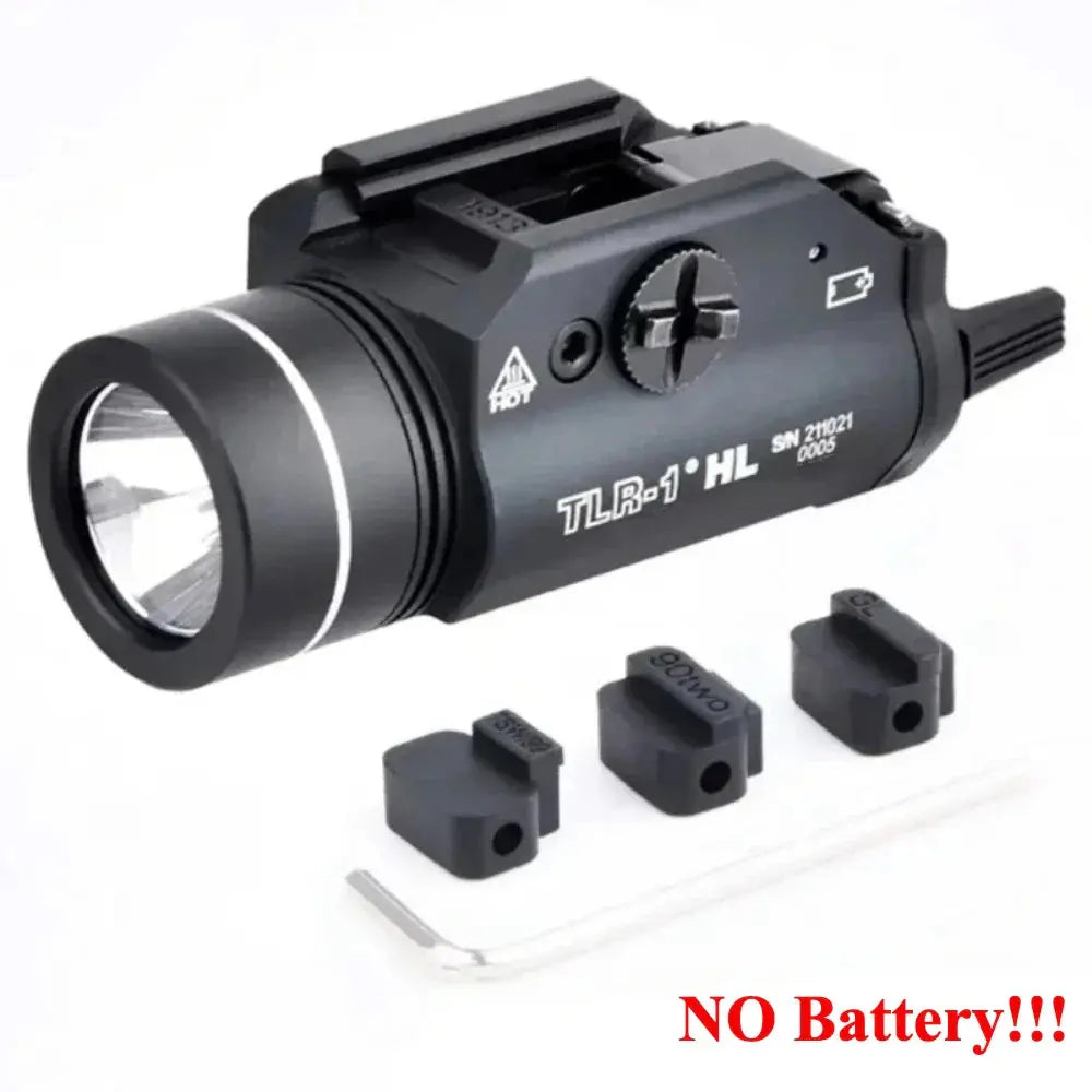 Tactical Pistol Weapon Light TLR1-1 – Lampe de Pistolet Métal 1000 Lumens pour Rail 20mm (Glock 17, Airsoft Rifle) Ma boutique