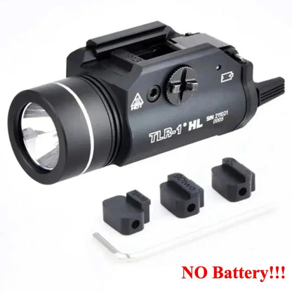 Tactical Pistol Weapon Light TLR1-1 – Lampe de Pistolet Métal 1000 Lumens pour Rail 20mm (Glock 17, Airsoft Rifle) Ma boutique