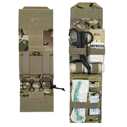 Poche IFAK Horizontale MOLLE – Déploiement Rapide Ambidextre, Plateau Amovible
