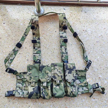 Chest rig léger quadruple porte-chargeurs