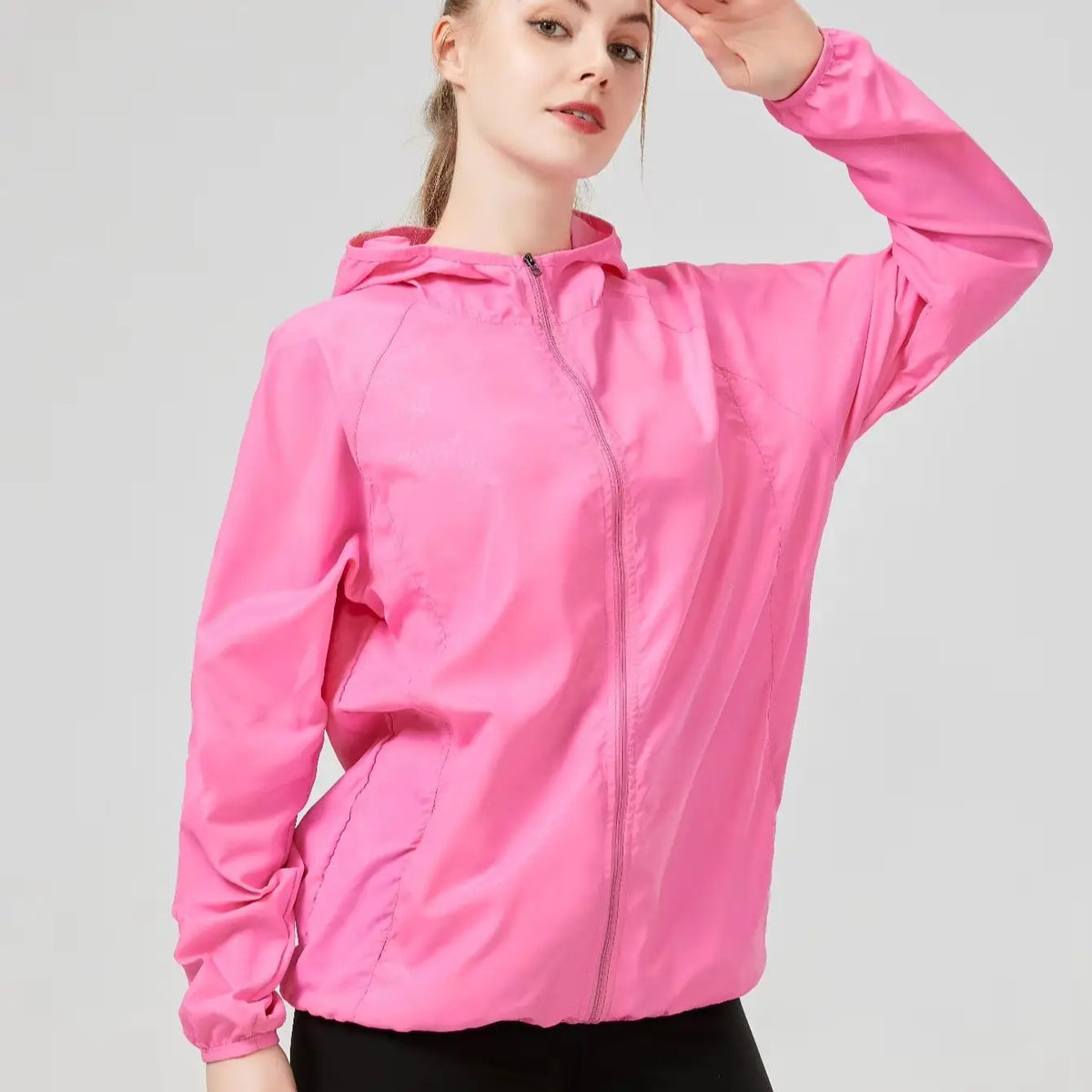 Veste coupe-vent femme anti-UV ultra légère, randonnée et sport