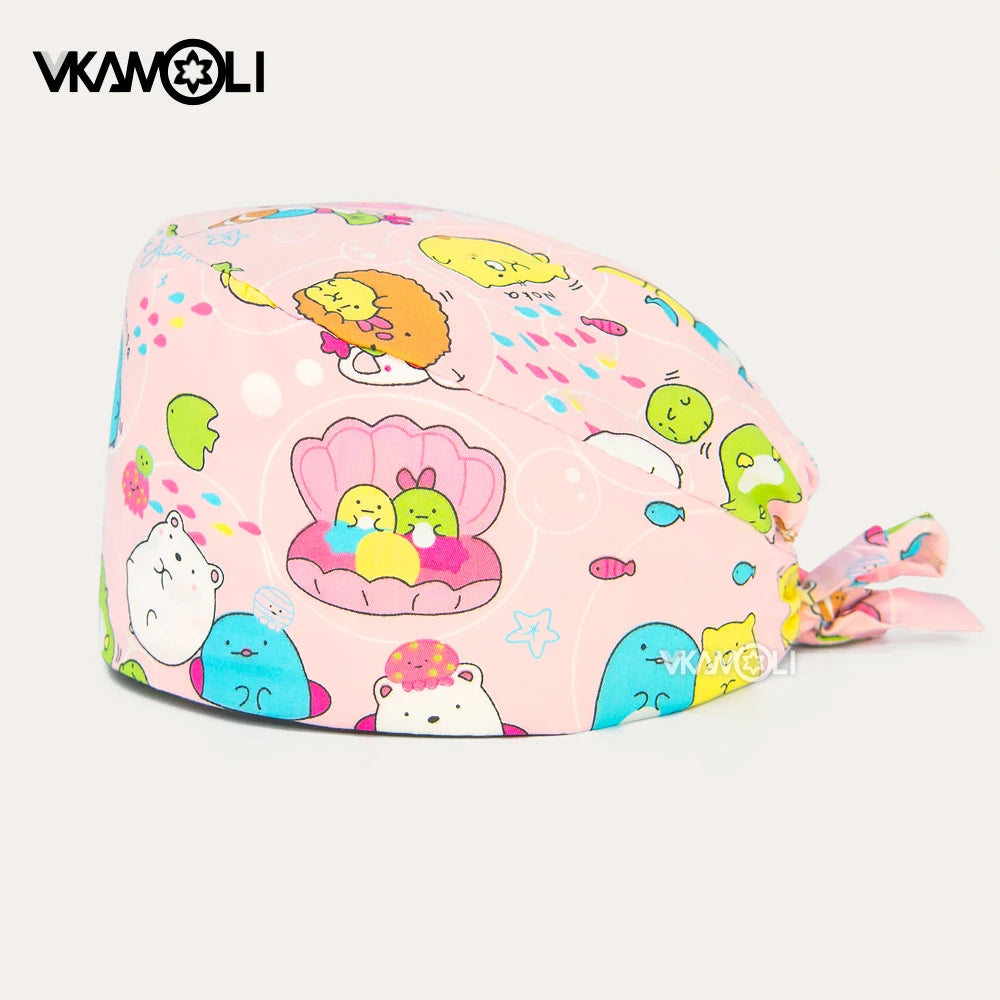 Chapeau Médical Imprimé pour Infirmières - Casquette de Scrub pour Femmes et Hommes, Uniforme Médical. - BLACKBEARD OUTDOOR INDUSTRIES