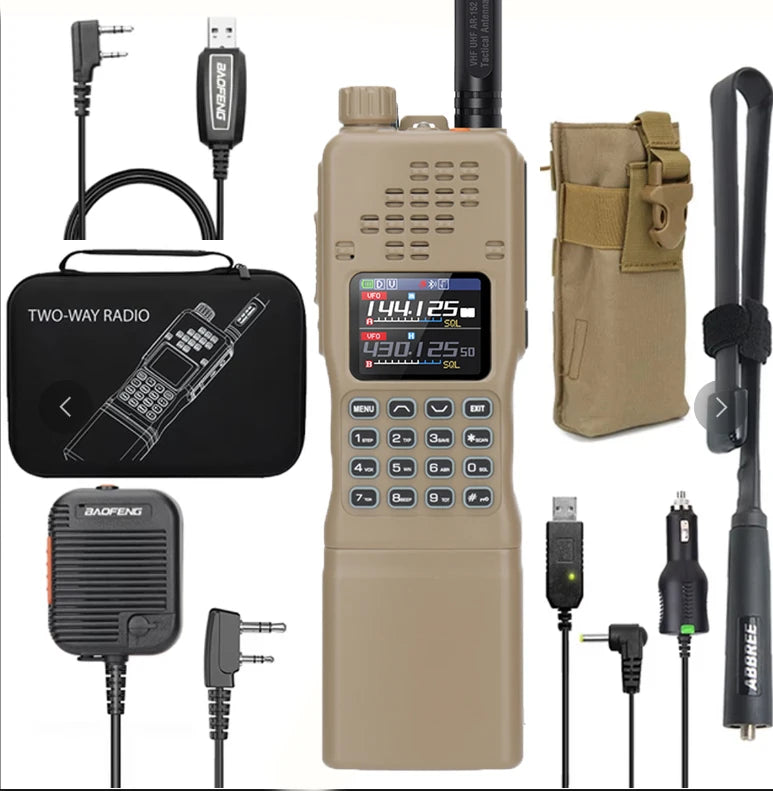 Radio Baofeng AR-152 Pro GPS 12 000 mAh, PRC-152 pour Airsoft et Survie