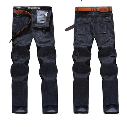 Cargo Jeans Homme Grande Taille 29-42 - Pantalon Tactique Décontracté avec Poches, Style Militaire BLACKBEARD OUTDOOR INDUSTRIES