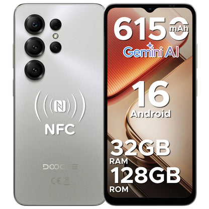 Smartphone DOOGEE Note56X Pro – Android 16, 4+32Go RAM, 128Go, 6150mAh, NFC